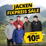SportSpar Jacken-Fixpreis-Sale – Jacken für 10,00 € zzgl. Versand