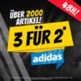 SportSpar: Kaufe 3 Artikel von adidas und zahle nur für 2