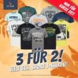 SportSpar: Sth. Shore 3 für 2 Aktion – 3 T-Shirts für 15,98 € zzgl. 3,95 € Versand (statt 23,97 €)