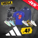 Sportspar adidas Neuheiten Sale bis zu 74 % Rabatt (auf UVP) mit Artikeln ab 4,99 € zzgl. Versand