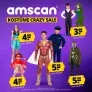Sportspar amscan Kostüme Crazy Sale – ab 3,99 € zzgl. 4,95 € Versand