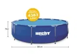 HECHT 3476 BLUESEA Stahlrohrpool (4383 Liter) für 49€ inkl. Versand statt 79€