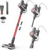Staubsauger 6-in-1 Stielstaubsauger & Handstaubsauger (6M Kabel 23Kpa stark Saugkraft 600W Motor) für 64,99 € inkl. Versand (statt 120,00 €)