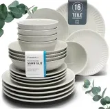 Steingut Geschirrset  Hygge (4 Personen  16 tlg.) für 22,95 € inkl. Prime-Versand (statt 54,95 €)