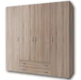 Stella Trading BASE Zeitloser Kleiderschrank in drei verschiedenen Größen – 160 x 177 x 52 cm (B/H/T) für 94,99 € inkl. Prime-Versand (statt 204,95 €)