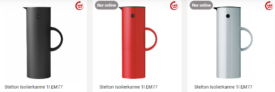 Stelton EM77 Isolierkanne (1 Liter, 7 Farben) für 37,49 € inkl. Versand