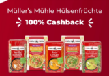 100% Cashback  Müller’s Mühle Hülsenfrüchte [Scondoo]