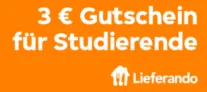 [Userdeal] 3 € Rabatt bei Lieferando für Studenten