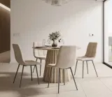 Bessagi Home Stuhl Ria Greige (4 Stück – 3 versch. Farben – Mikrofaser) für 80,84 € inkl. Versand (statt 199,60 €)