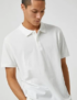 Koton Poloshirt – Weiß – Regular Fit (S bis XXL) für 4,47 € inkl. Versand statt 9,99 €