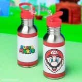 Paladone Super Mario Metall-Trinkflasche – Mario für Schule und Spielplatz (450 ML)