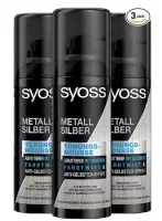 Syoss Tönungsmousse Metall Silber (3 x 120 ml)
