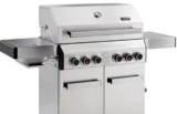 Taino Platinum 4+2 Edelstahl Gasgrill 4 Brenner mit Seitenkocher und Keramik Sear-Burner Power-Zone