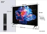 TCL 55P6K 4K HDR TV (Flat, 55 Zoll / 140 cm, HDR 4K, SMART TV) für 299,00 € inkl. Versand (statt 450,00 €)