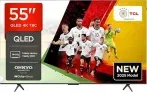TCL 55T8C 55 Zoll QLED Fernseher Gaming Smart Google TV (144Hz 4K UHD HDR10+ Dolby Vision & Atmos AMD FreeSync) für 379,00 € inkl. Versand (statt 489,00 €)