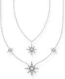 THOMAS SABO Damen Halskette mit Anhänger Sterne 45cm für 90,00 € inkl. Prime-Versand