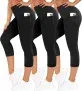 3er Pack Leggings 3/4 mit Taschen (Gr. S bis XXL) für 10,99 € inkl. Prime-Versand (statt 21,00 €)