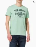 TOM TAILOR Herren T-Shirt mit Logoprint (Gr. S bis XXL) für 6,99 € inkl. Prime-Versand (statt 9,99 €)