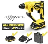 TROTEC Bohrhammer PRDS 10‑20V (inkl. Akku & Schnellladegerät) für 25,49 € inkl. Prime-Versand (statt 51,00 €)