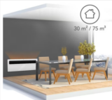 Trotect TCH 2510 E Stand- und Hänge Konvektorheizung mit intelligenter Wärmeautomatik