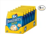 TUC Baked Bites Salted 6 x 110g, Fein gesalzene Mini Cracker ab 5,87 € inkl. Prime-Versand (statt 10,00 €)