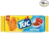 TUC Paprika Cracker Salzgebäck 10er Pack (10x100g) ab 7,69 € inkl. Prime-Versand