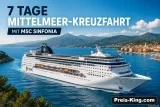 7 Tage Mittelmeer-Kreuzfahrt mit MSC Sinfonia ab 371€ p.P. / 742€ für 2 Personen