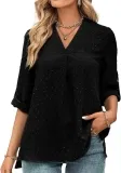 Tanmono Damen Bluse (12 Farben, Gr. S Bis 4Xl) Für 12,09 € Inkl. Prime-Versand (Statt 21,99 €)