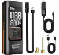 Tccbac Elektrische Luftpumpe (12V 7800mAh Wiederaufladbar)