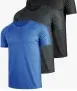 Teesmen 3 Pack schnell trocknende Laufshirts (4 Farbkombinationen, Gr. M bis 4XL) für 9,99 € inkl. Prime-Versand (statt 23,00 €)