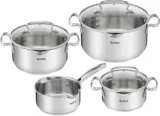 Tefal Duetto: 7-teiliges Edelstahl-Set