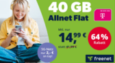 Telekom Allnet-Flat mit 40GB für nur 14,99€ monatlich – keine ASK (mit 5G für 16,99€!)