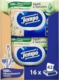 Tempo Feuchte Toilettentücher Sanft & Sensitiv 16Er Pack (16×42 Tücher) Ab 20,02 € Inkl. Prime-Versand