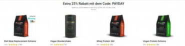 TheProteinWork Sale: Bis zu 70 % Rabatt + 25 % Extra-Rabatt auf die bereits reduzierten Artikel