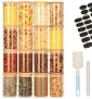 Thokono 300ML Vorratsdosen Glas Set (16er Set Vorratsgläser mit Deckel) für 20,99 € inkl. Prime-Versand (statt 39,99 €)