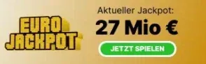 Tippland Neukunden: 2 Felder EuroJackpot für 1 € (statt 4,60 €) | aktuell 27 Millionen € im Jackpot