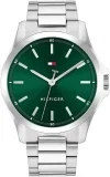 Tommy Hilfiger Bruce Analog-Quarzuhr (für Herren mit Silikon- und Edelstahlarmband)