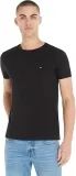Tommy Hilfiger Herren Core Stretch T-Shirt Slit Fit (Gr. XS bis XXL) für 16,99 € inkl. Prime-Versand