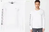 Tommy Hilfiger Herren Langarmshirt (Gr. S + M) für 27,93 € inkl. Versand (statt 41,00 €)