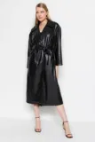 Trendyol Collection Trenchcoat in Schwarz (Gr. 32 bis 42) für 18,59 € inkl. Versand