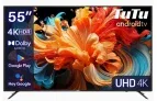 TuTu Android Smart TV LED 4K UHD 55 Zoll/140cm Rahmenlos Design (TUS55UD1A) für 247,00 € inkl. Versand (statt 359,00 €)