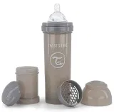 Twistshake Anti-Kolik Babyflasche mit Milchpulverbehälter und Mixer (330ml, Grau) für 7,90 € inkl. Prime-Versand (statt 12,85 €)