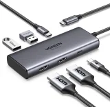 UGREEN Revodok 206 USB C Hub 2 HDMI Docking Station Dual HDMI (100W)
