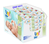 UNI BABY Baby Feuchttücher Sensitiv Tücher (24 x 52) ab 19,84 € inkl. Prime-Versand (statt 30,00 €)