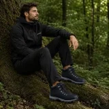 Urban TERRITORY Black Lace Hiker Boot Herren Walking Schuhe (Gr. 40 bis 47)