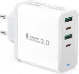 USB C Ladegerät 4 Port USBC Stecker 50W Schnellladegerät