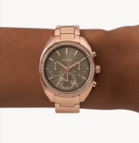 Fossil Chronograph Vale Edelstahl roségoldfarben BQ3659 für 41,47 inkl. Versand (statt 82,38 €)