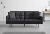 Bessagi Home Schlafsofa „David“ in dunkelgrau inkl. 2 Kissen für 209,30 €  inkl. Versand (statt 328,95 €)