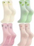 Utensilsto Pilates Yoga Socken (7 Farben 4Paar)