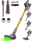 VACTechPro V15 Akku Staubsauger kabellos35KPa Kabelloser Staubsauger mit abnehmbarem Akkubis zu 35min Laufzeit6 in 1 Akkustaubsauger Tierhaare für Hartholzböden Teppich&Gold für 79,00 € inkl. Versand (statt 109,00 €)